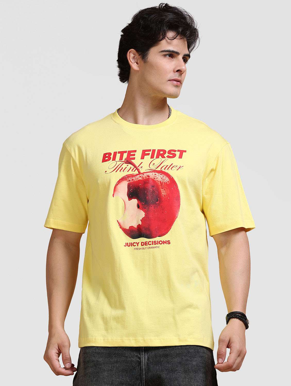 Men Printed Short Sleeve Loose Fit T-shirt - 22704382 -  Standard Image - 2