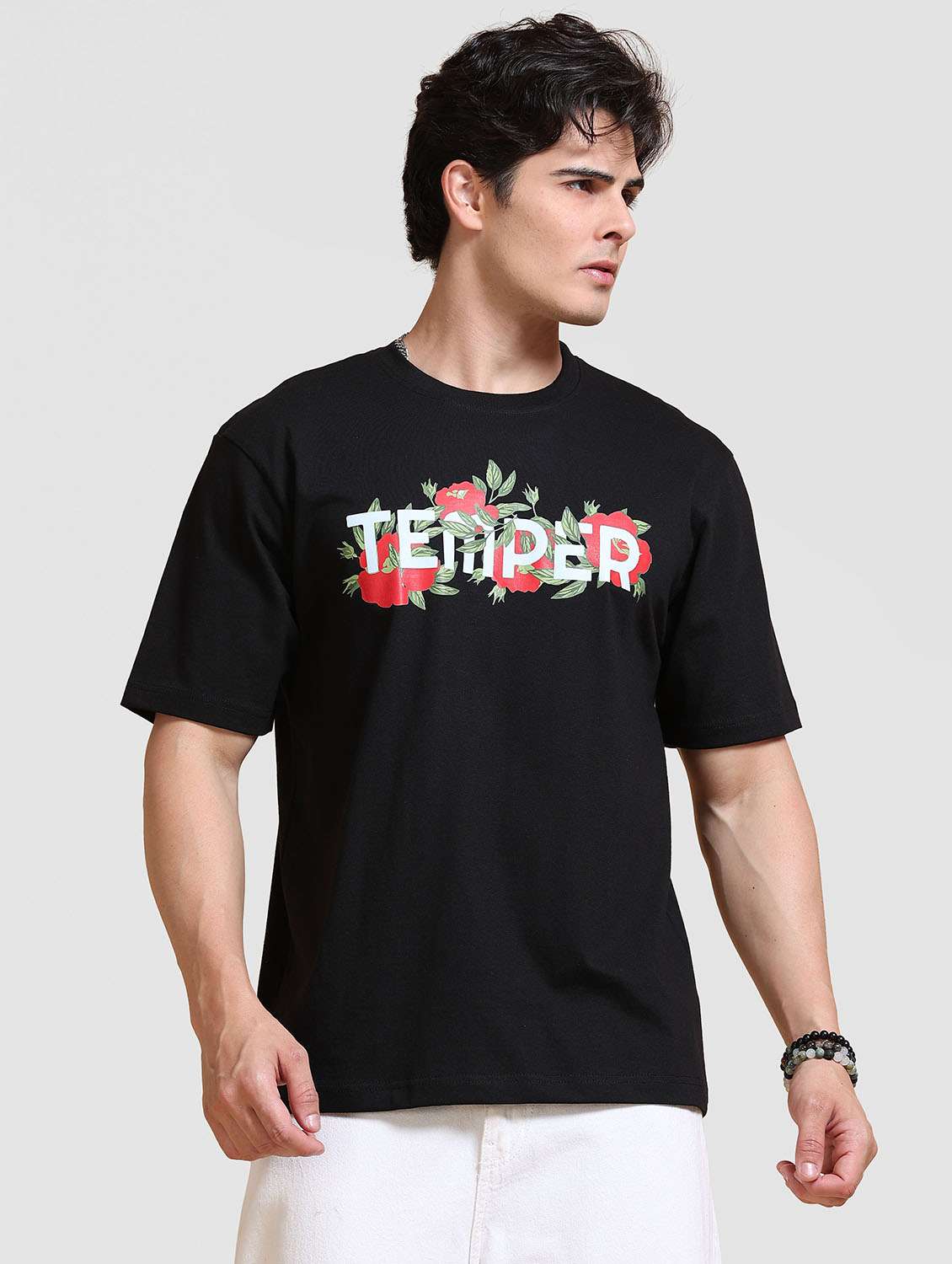 Men Printed Short Sleeve Loose Fit T-shirt - 22704383 -  Standard Image - 2