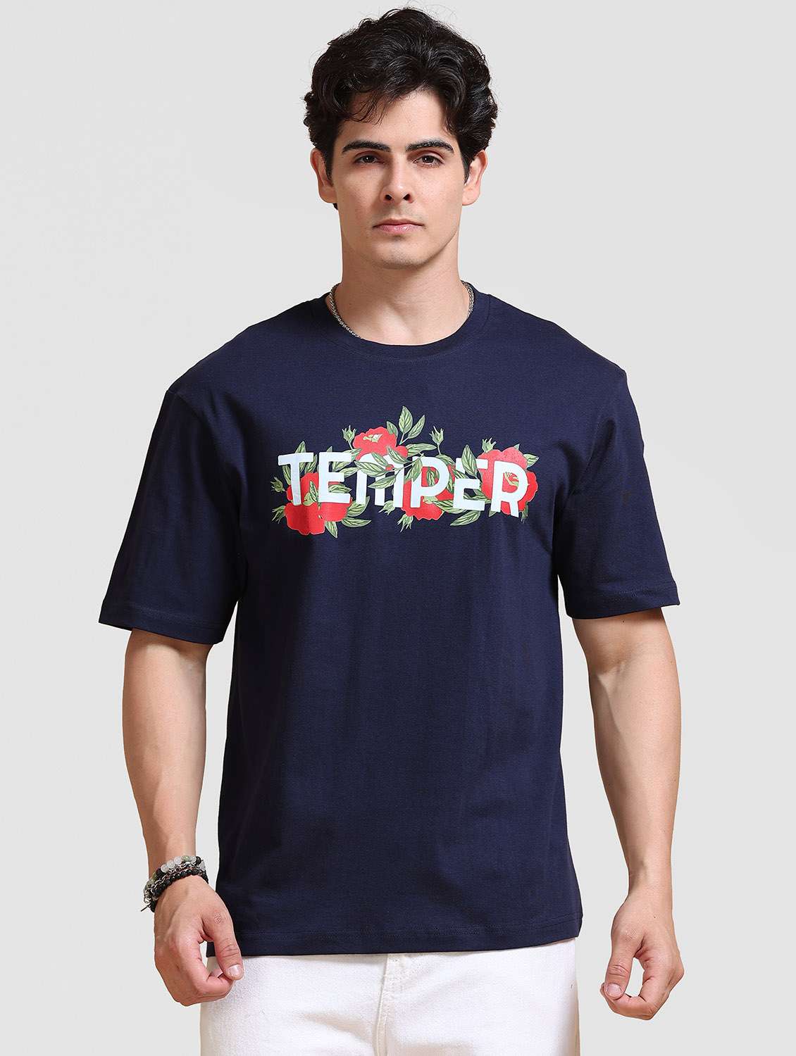 Men Printed Short Sleeve Loose Fit T-shirt - 22704384 -  Standard Image - 2