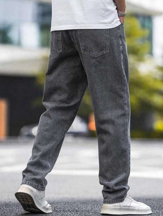 Men Washed Mid Rise Full Length Relaxed Fit Jeans - 22704803 -  Standard Image - 2