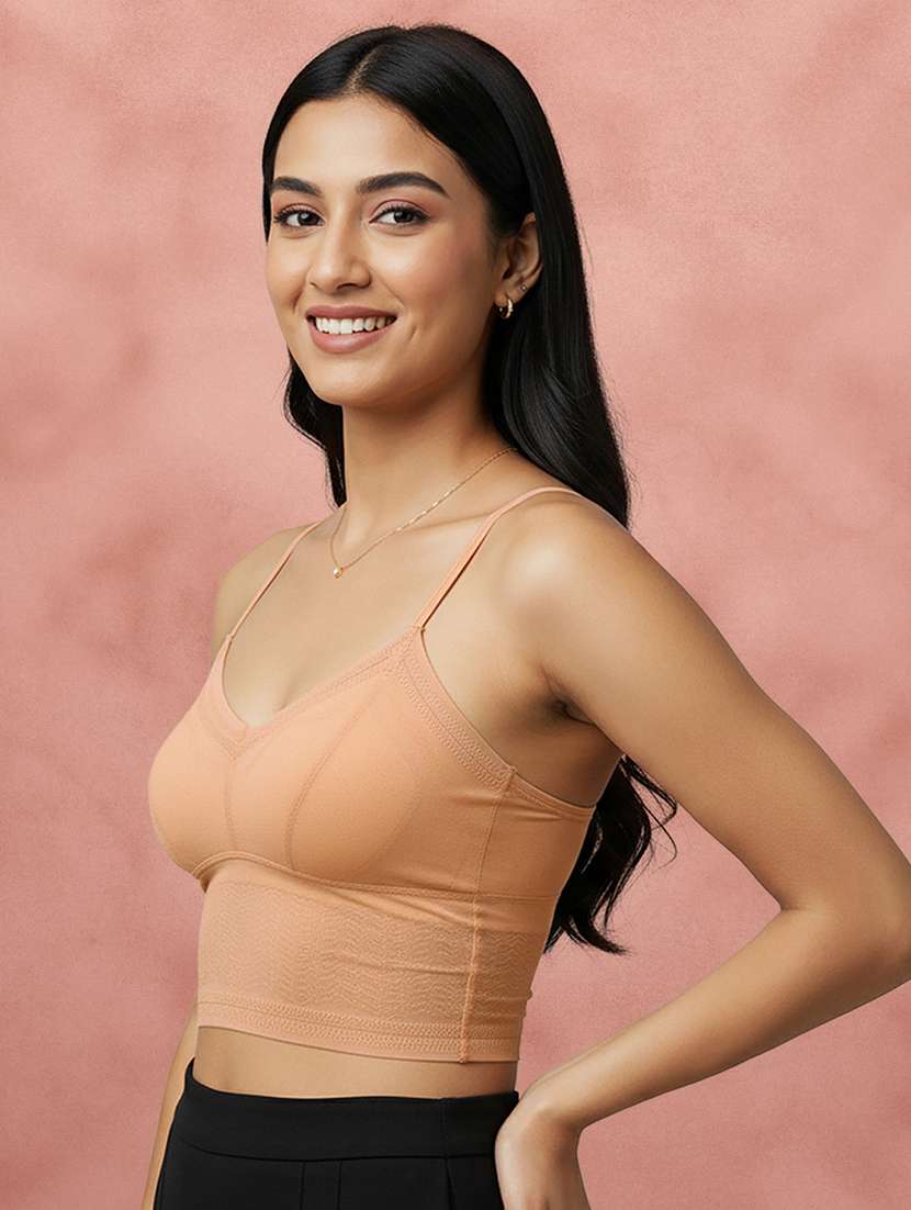 Women Self Design Three Fourth Coverage Bralette - 22707273 -  Standard Image - 2