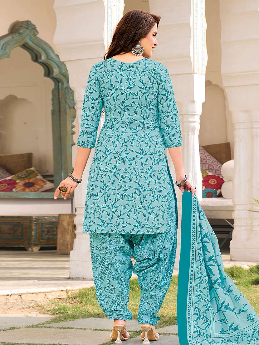 Women Printed Unstitched Suit Set - 22714183 -  Standard Image - 2