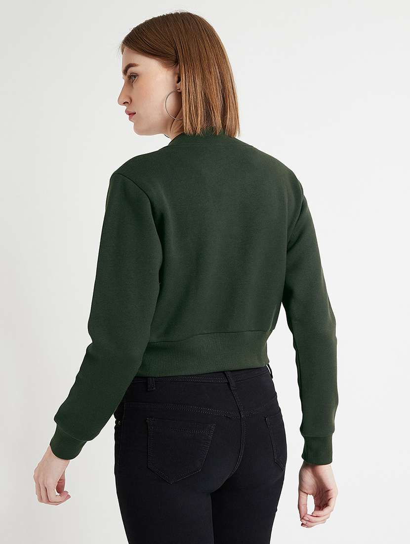 Women Solid Long Sleeves Regular Jacket - 22719362 -  Standard Image - 2