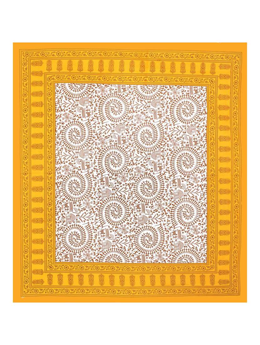 Cotton Printed Double Bedsheet With 2 Pillow Covers - 22719630 -  Standard Image - 2