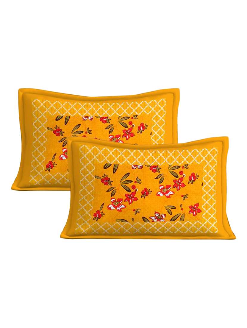 Cotton Floral Jaipuri Print Bedsheet Set - 22719678 -  Standard Image - 2