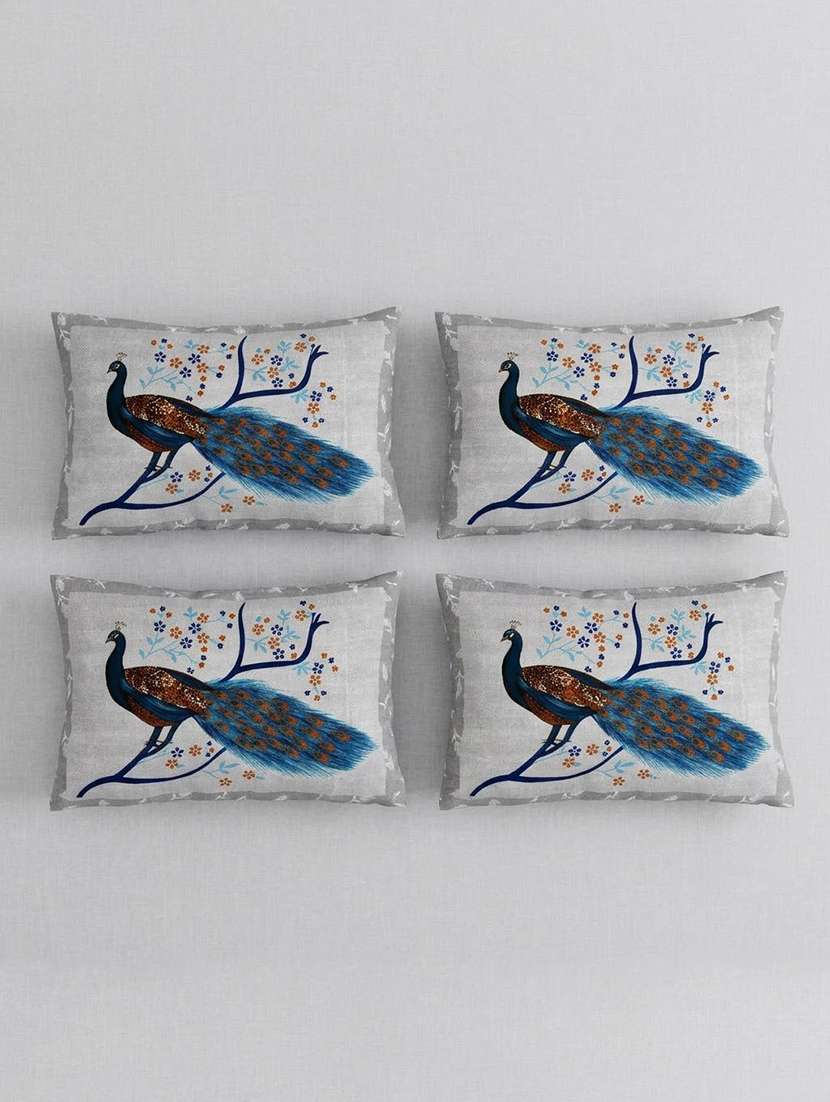 Cotton Printed Bedsheet Set With 2 Pillow Covers - 22719679 -  Standard Image - 2