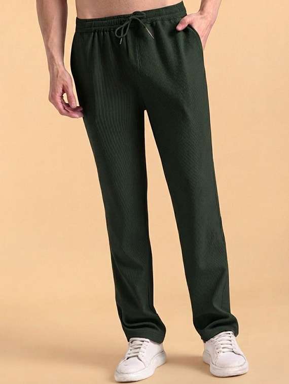 Women Textured Mid Rise Regular Fit Track Pant - 22720441 -  Standard Image - 2