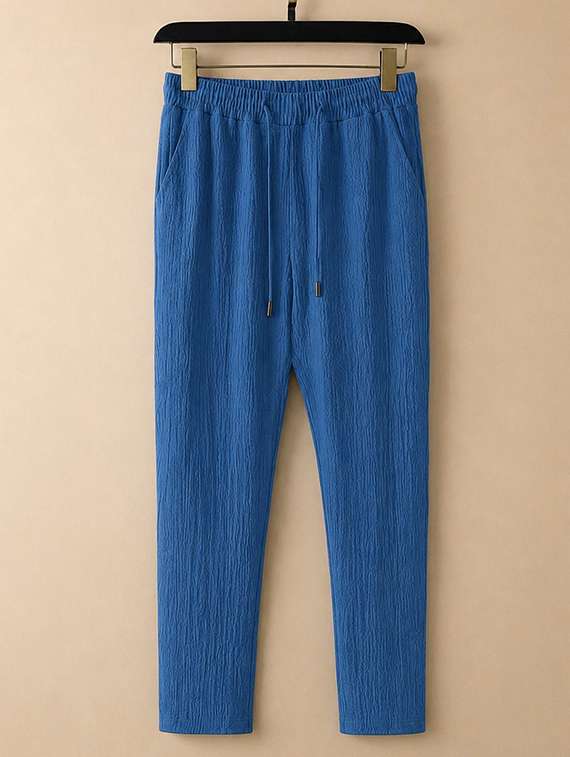Men Textured Short Sleeves T-shirt And Trouser Co-ord Set - 22720589 -  Standard Image - 2