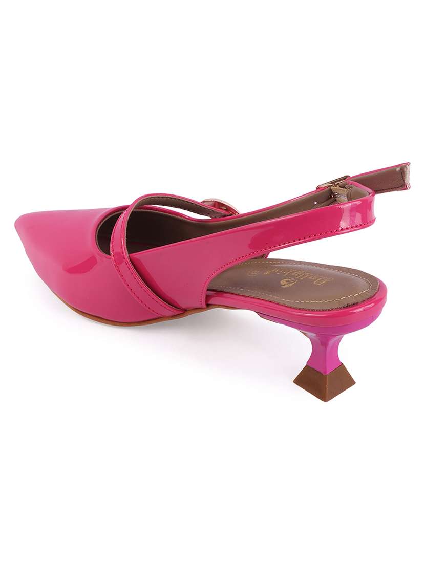 Women Solid Back Strap Pointed Sandal - 22720707 -  Standard Image - 2