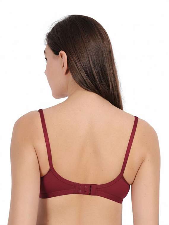 Women Pack Of 2 Solid Full Coverage Regular Bra - 22721253 -  Standard Image - 2