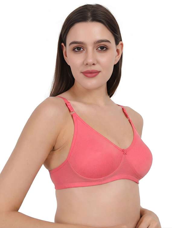 Women Pack Of 2 Solid Full Coverage Regular Bra - 22721413 -  Standard Image - 2