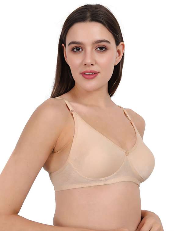 Women Pack Of 2 Solid Full Coverage Regular Bra - 22721416 -  Standard Image - 2