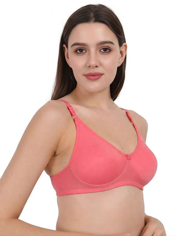 Women Pack Of 2 Solid Full Coverage Regular Bra - 22721426 -  Standard Image - 2