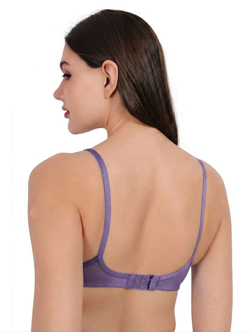 Women Pack Of 2 Solid Full Coverage Regular Bra - 22721430 -  Standard Image - 2