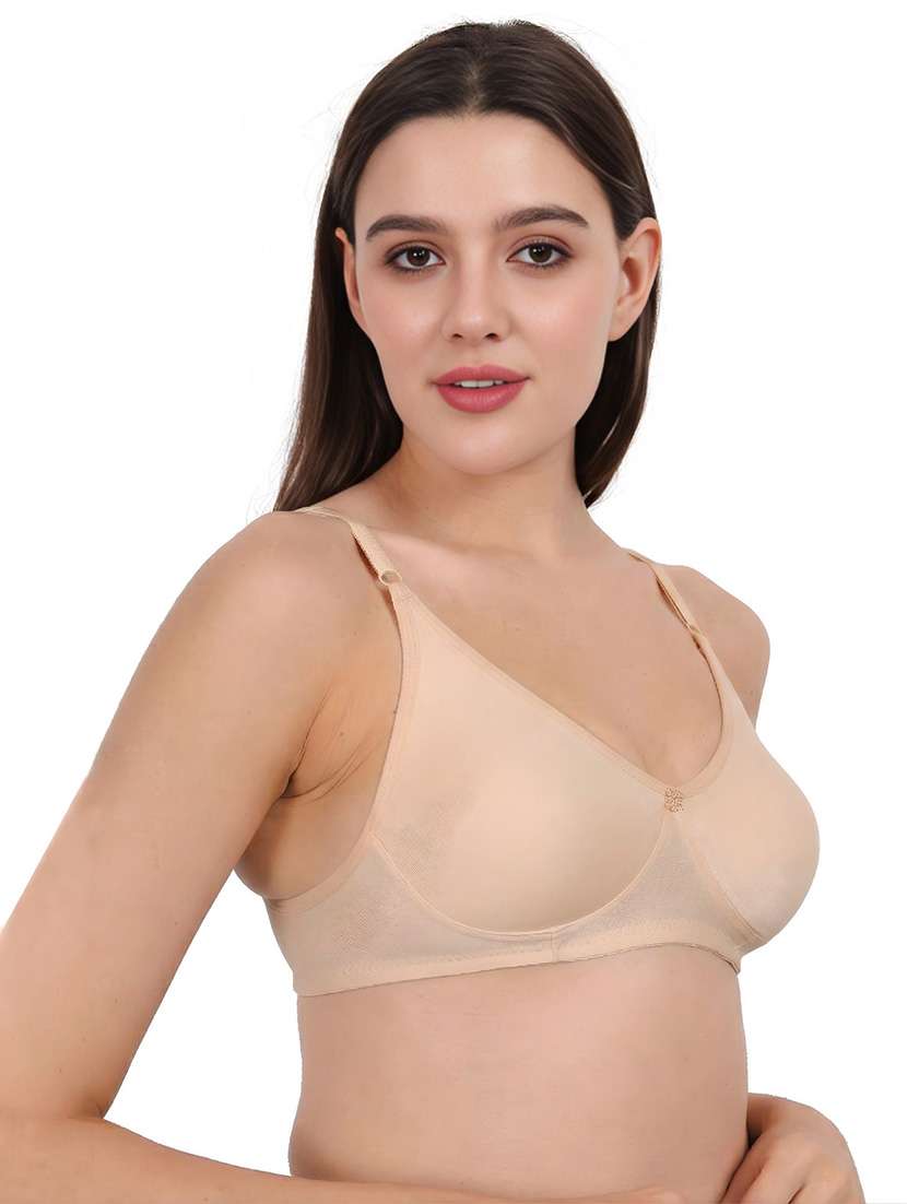 Women Pack Of 3 Solid Full Coverage Regular Bra - 22721465 -  Standard Image - 2