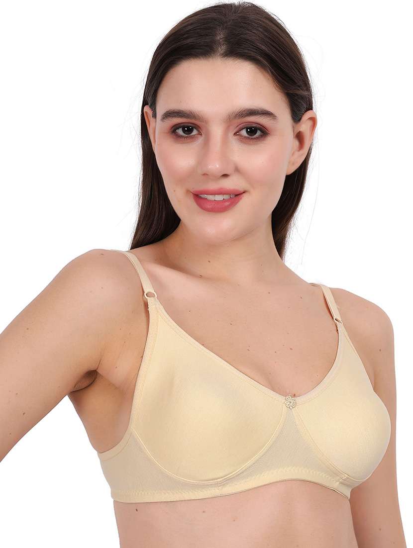 Women Pack Of 3 Solid Full Coverage Regular Bra - 22721497 -  Standard Image - 2