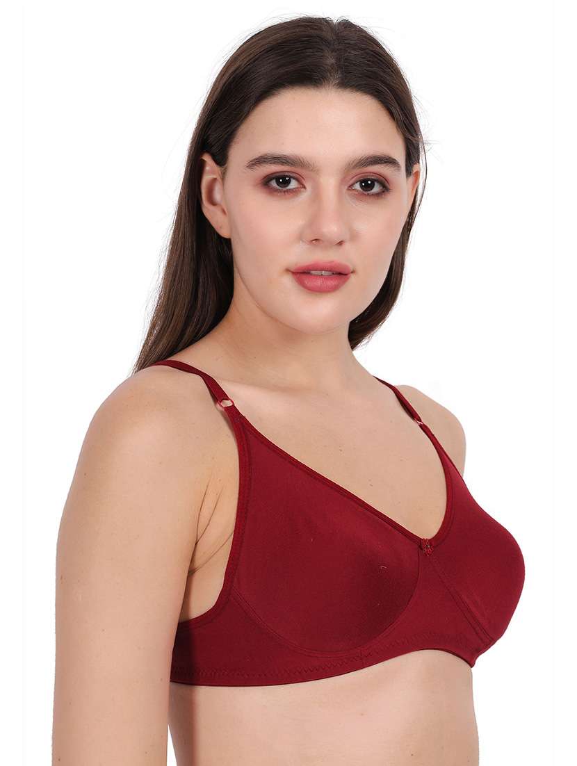 Women Pack Of 3 Solid Full Coverage Regular Bra - 22721505 -  Standard Image - 2