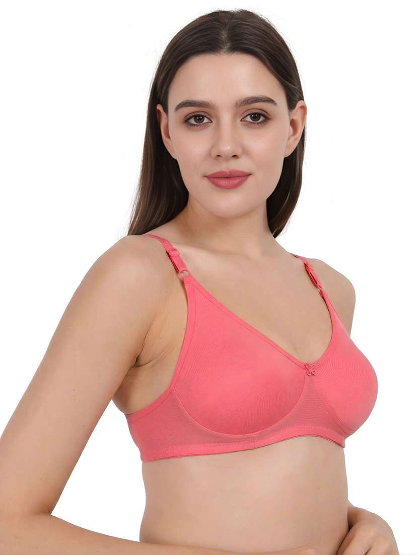 Women Pack Of 3 Solid Full Coverage Regular Bra - 22721509 -  Standard Image - 2
