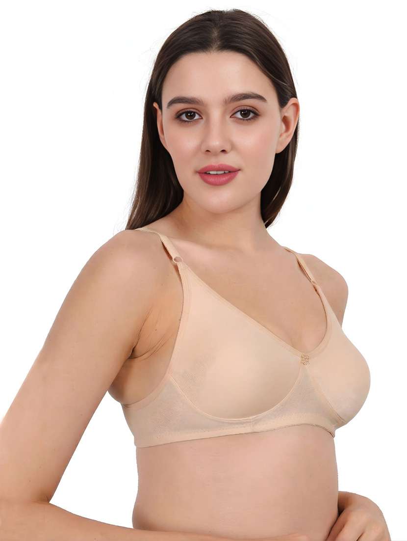 Women Pack Of 3 Solid Full Coverage Regular Bra - 22721512 -  Standard Image - 2