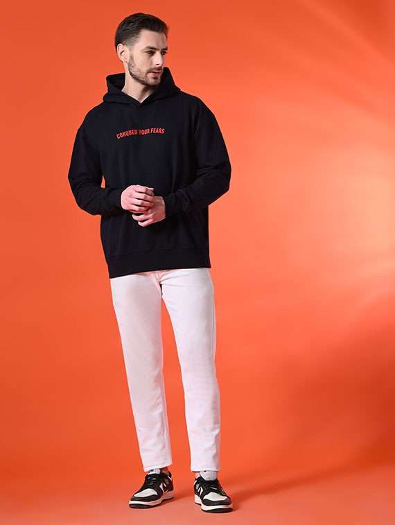 Men Printed Long Sleeves Hooded Sweatshirt - 22721631 -  Standard Image - 2
