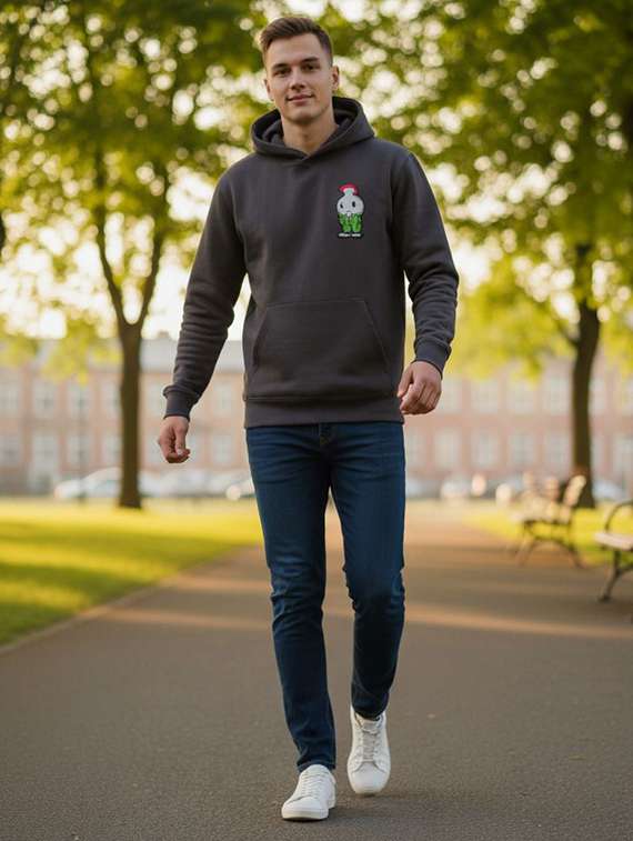 Men Solid With Work Long Sleeve Regular Fit Sweatshirt - 22721672 -  Standard Image - 2