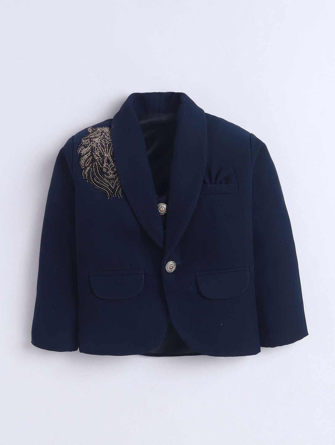 Boys Embellished Long Sleeves Suit Set - 22721687 -  Standard Image - 2