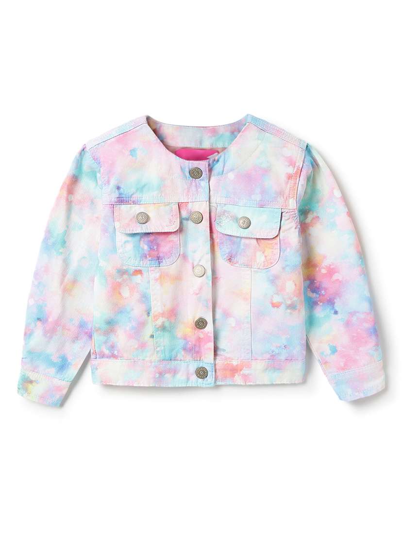 Girls Solid Long Sleeves Regular Jacket - 22724102 -  Standard Image - 2