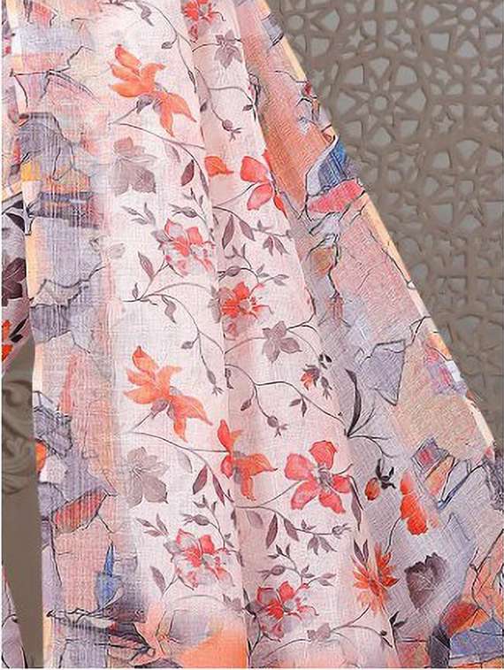 Women Printed Casual Wear Saree With Blouse - 22730513 -  Standard Image - 2