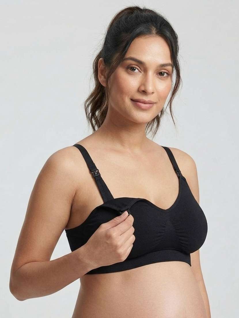 Women Solid Full Coverage Maternity Bra - 22730904 -  Standard Image - 2