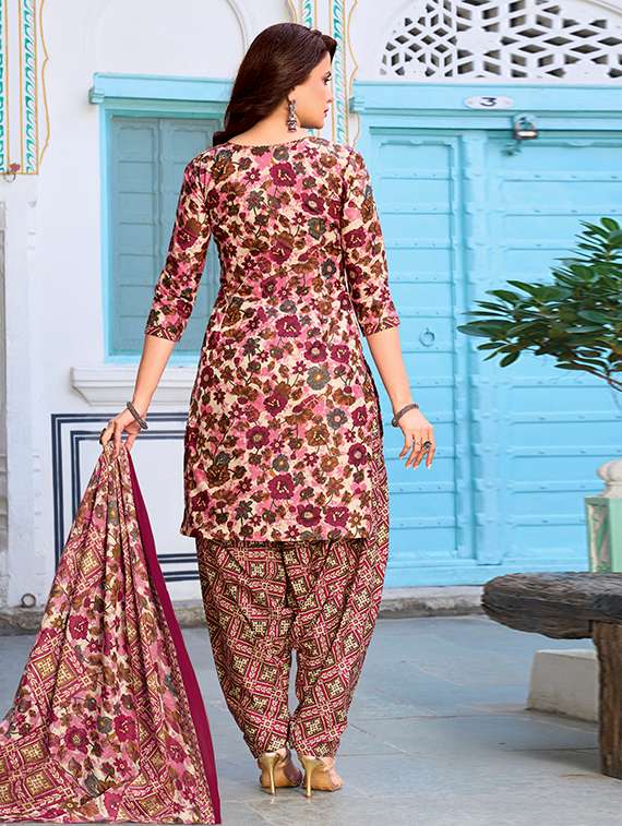 Women Printed Unstitched Suit Set - 22732643 -  Standard Image - 2