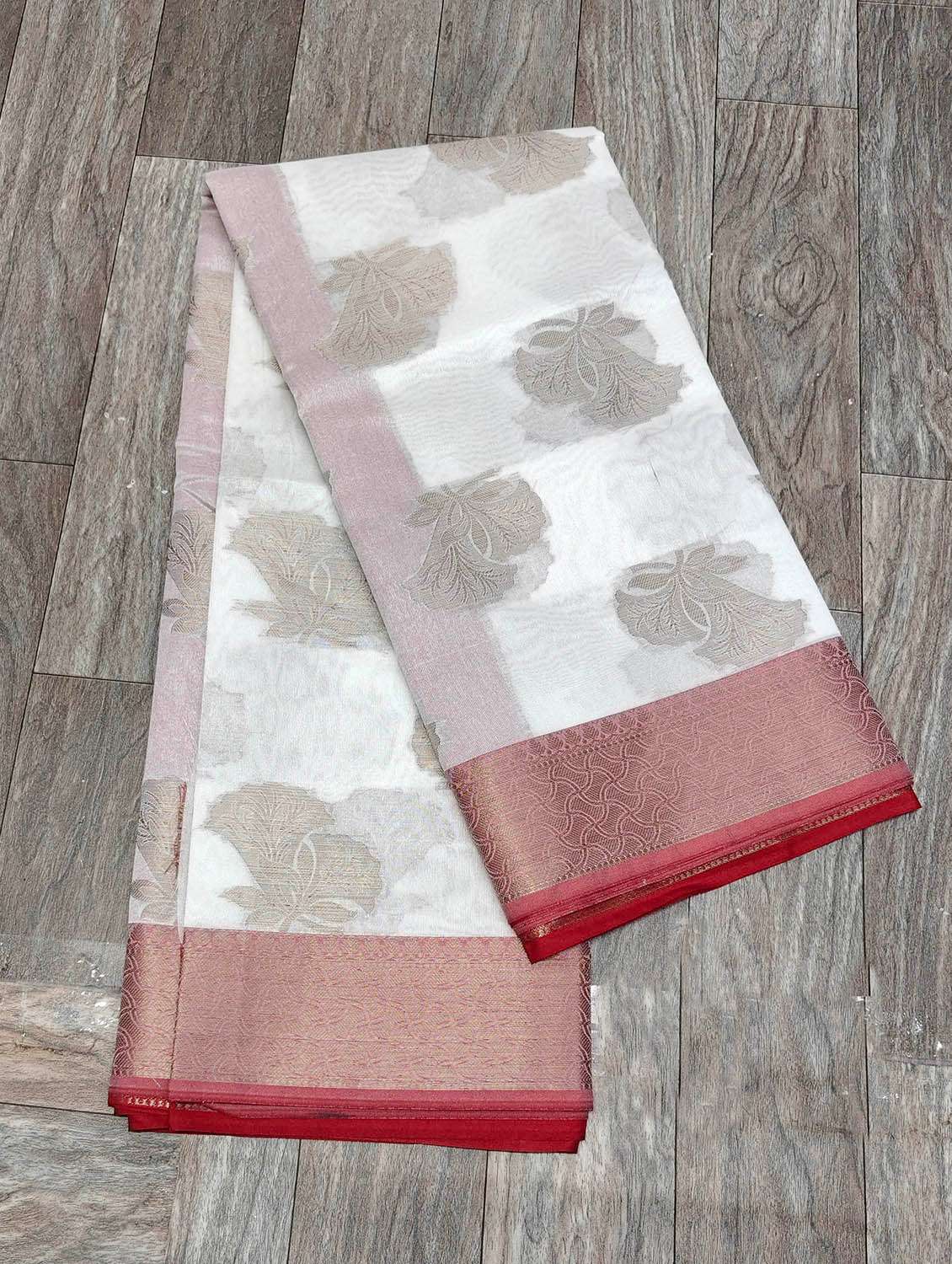 Women Self Design Banarasi Saree With Blouse - 22733201 -  Standard Image - 2