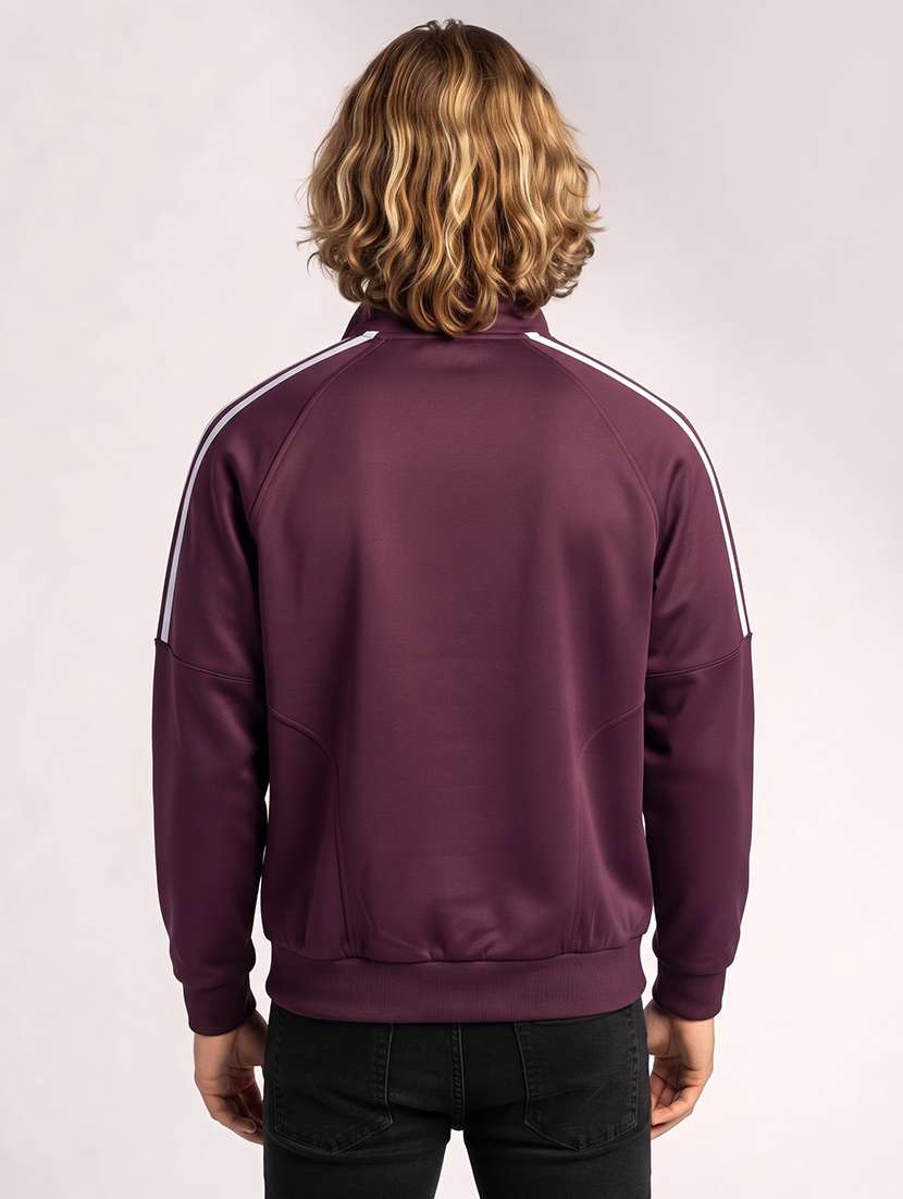 Men Taped Long Sleeve Regular Fit Sweatshirt - 22733620 -  Standard Image - 2