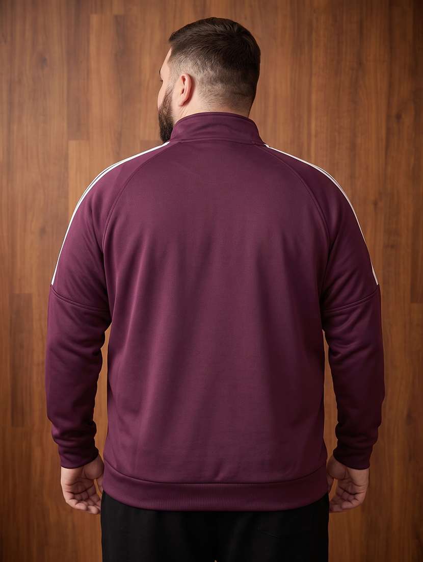 Men Taped Long Sleeve Regular Fit Sweatshirt - 22733624 -  Standard Image - 2