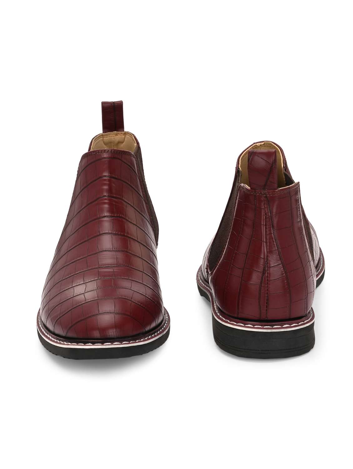 Men Textured Low Ankle Boot - 22735180 -  Standard Image - 2