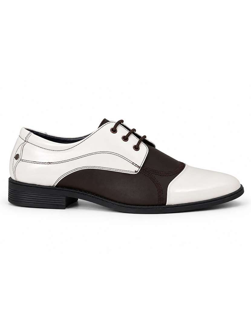 Men Brown Lace-up Derby - 22735183 -  Standard Image - 2