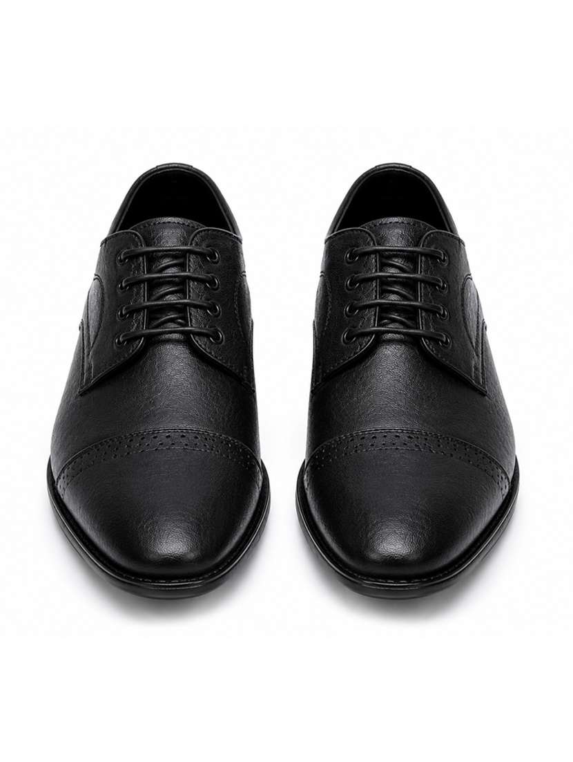 Men Black Lace-up Brouge - 22735188 -  Standard Image - 2