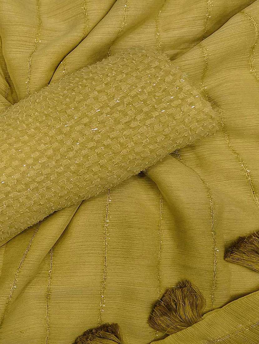 Women Self Design Plain Saree With Blouse - 22735608 -  Standard Image - 2