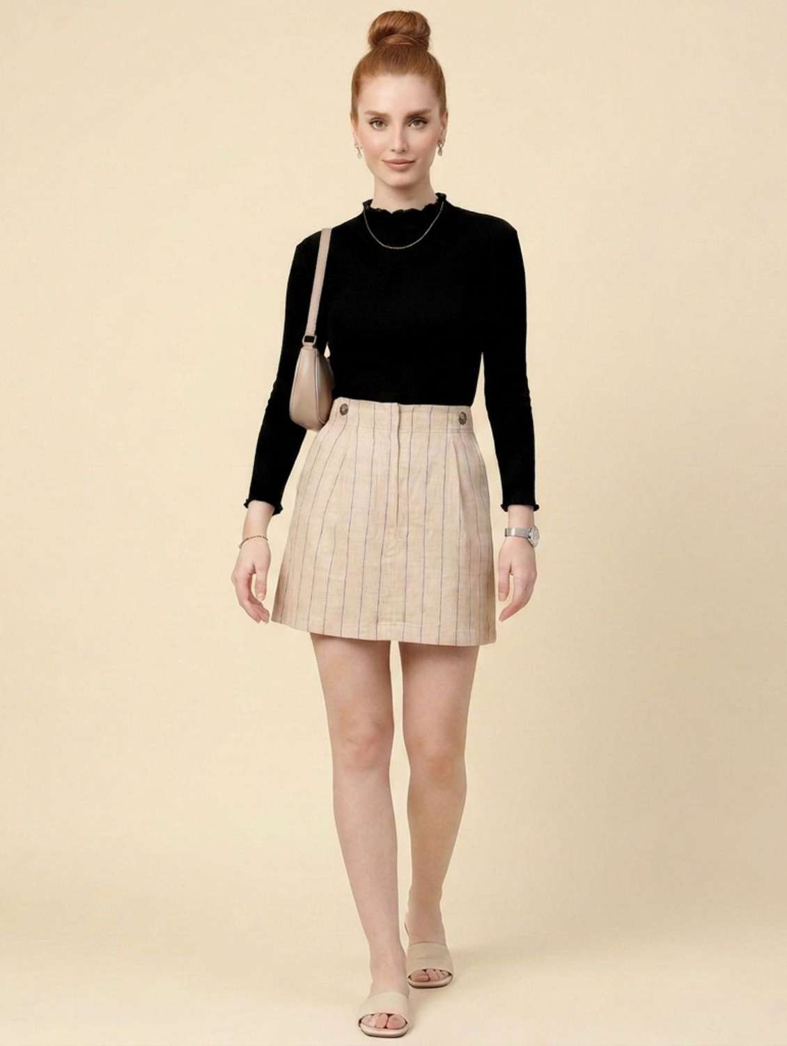 Women Solid Long Sleeves Regular Top - 22738629 -  Standard Image - 2