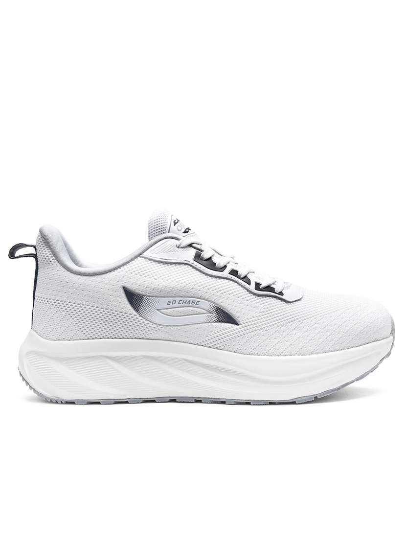 Men Solid Lace Up Sport Shoes - 22743875 -  Standard Image - 2