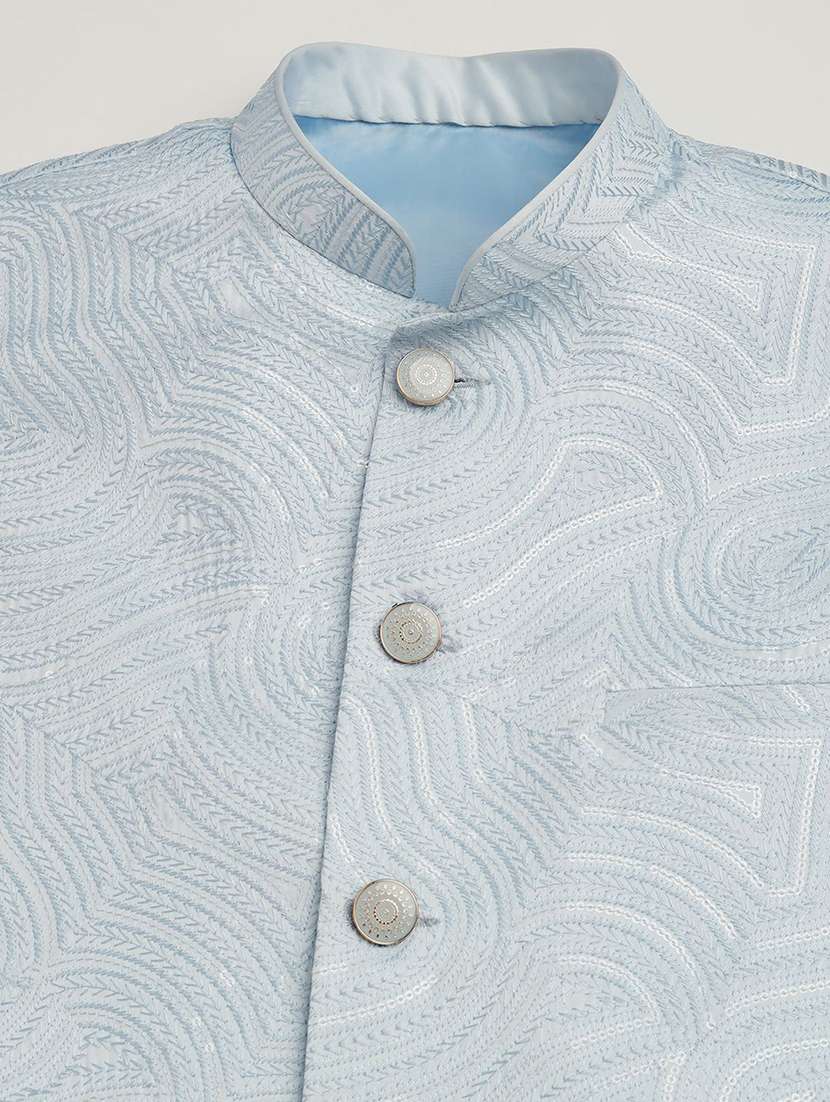 Men Embroidered Sleeveless Nehru Jacket - 22745586 -  Standard Image - 7
