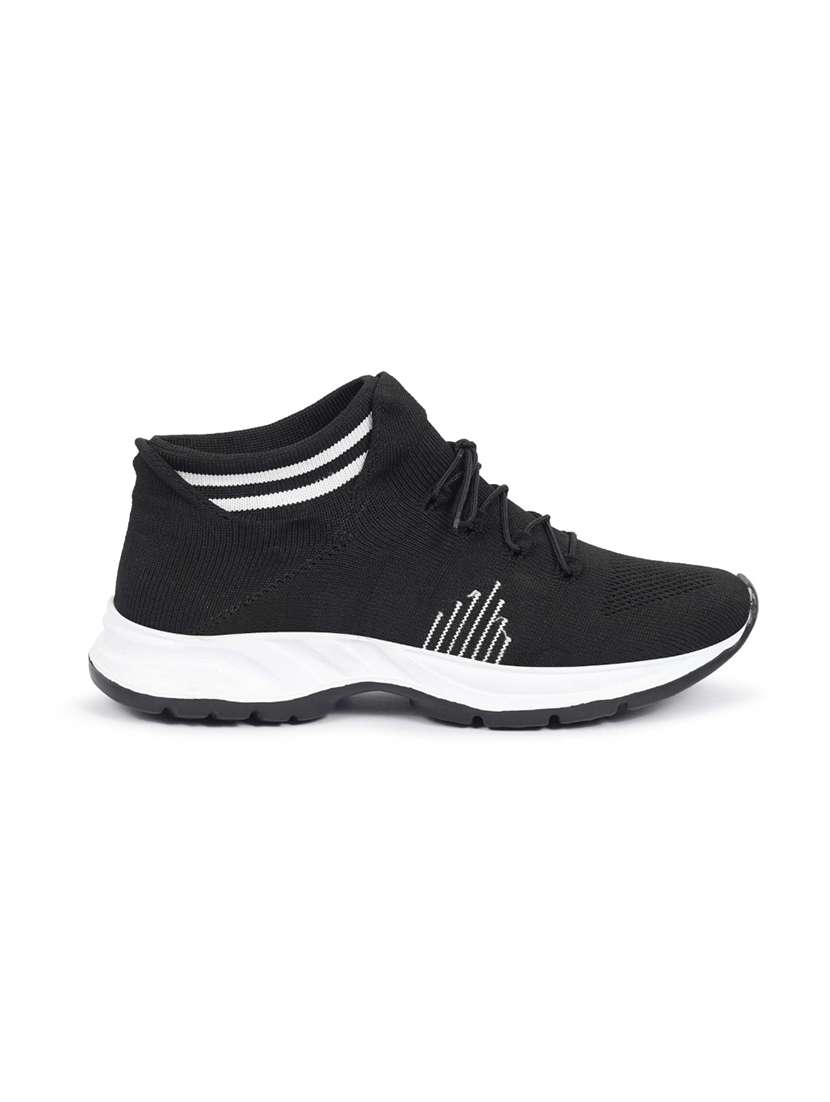 Men Black Lace Up Sport Shoe - 22750355 -  Standard Image - 2