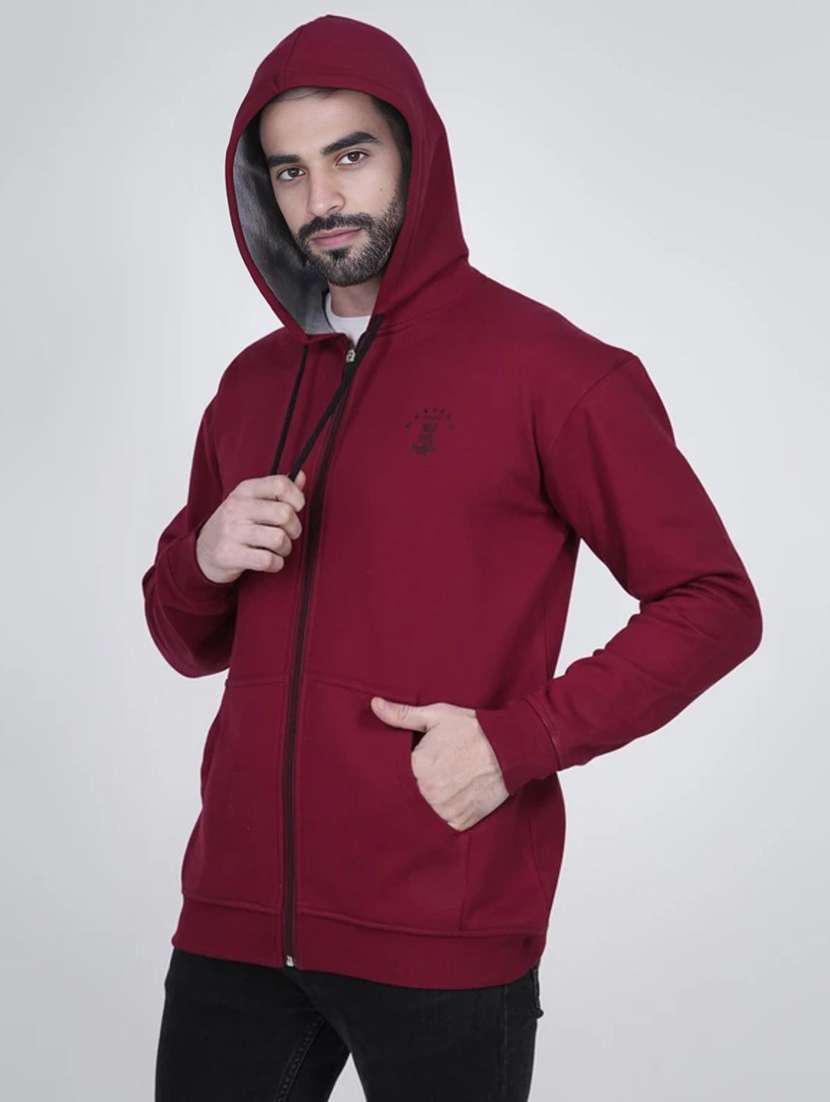 Men Solid Long Sleeve Regular Fit Sweatshirt - 22750406 -  Standard Image - 2