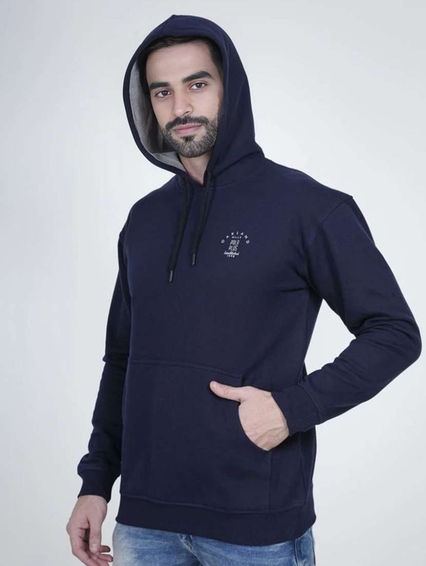 Men Solid Long Sleeve Regular Fit Sweatshirt - 22750428 -  Standard Image - 2