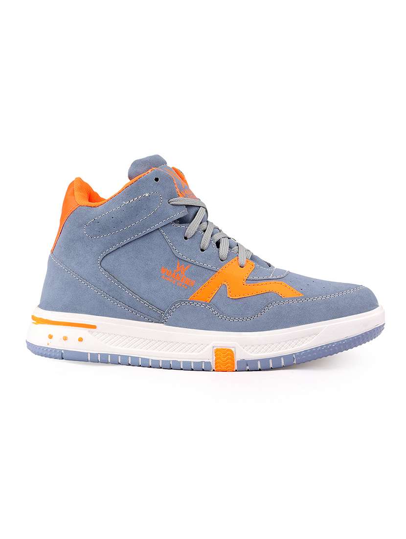 Men Blue Lace Up Sneaker - 22750511 -  Standard Image - 2