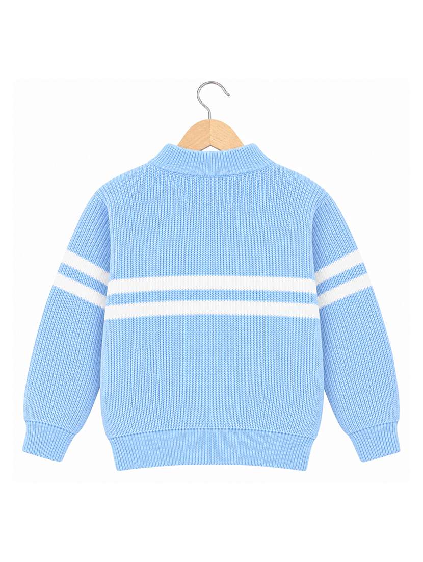 Boys Striped Long Sleeves Regular Sweater - 22755685 -  Standard Image - 2