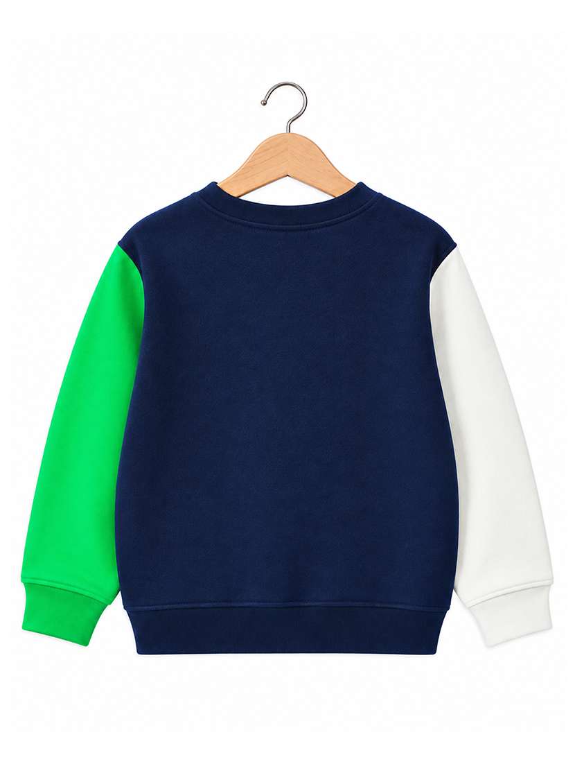 Boys Printed Long Sleeves Regular Fit Sweatshirt - 22755688 -  Standard Image - 2