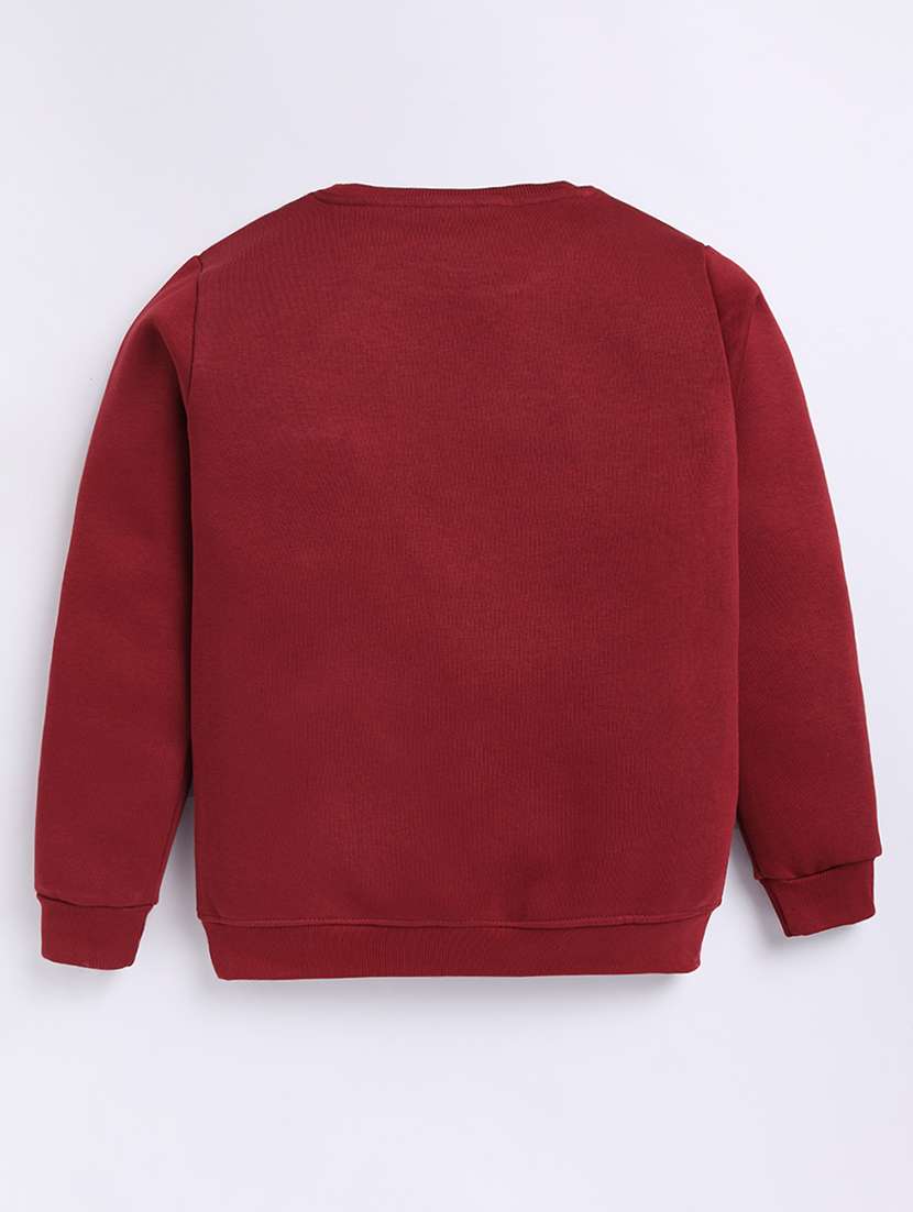 Boys Printed Long Sleeves Regular Fit Sweatshirt - 22755830 -  Standard Image - 2