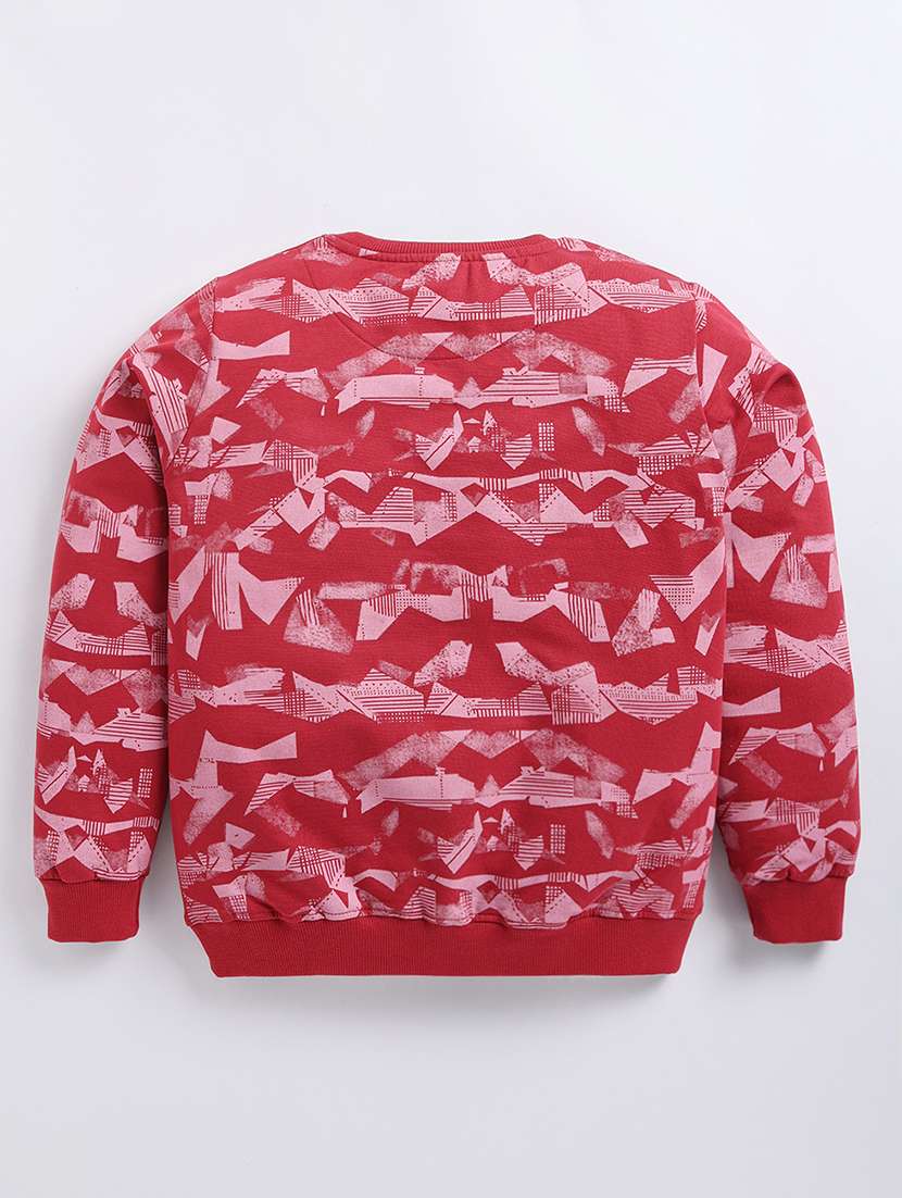Boys Printed Long Sleeves Regular Fit Sweatshirt - 22755831 -  Standard Image - 2