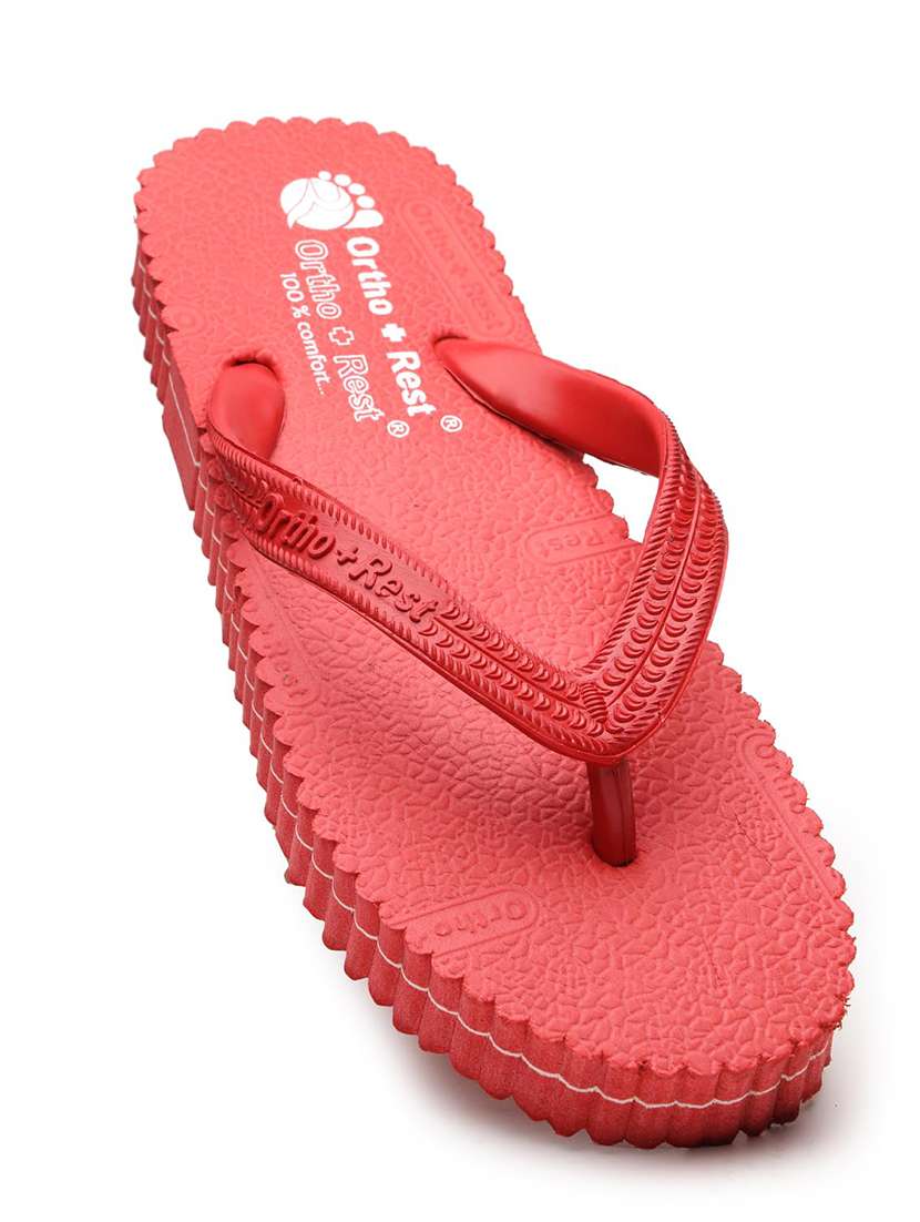 Men Red Toe Separator Slipper - 22755909 -  Standard Image - 2