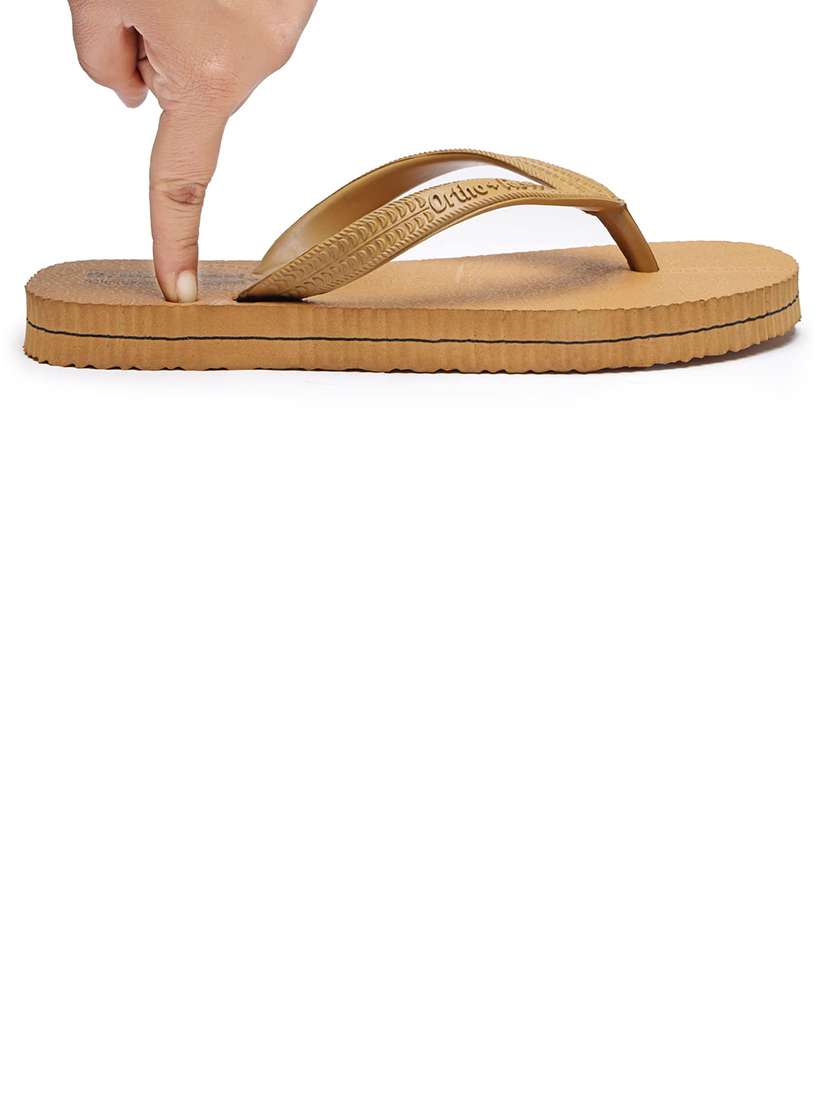 Men Tan Toe Separator Slipper - 22755912 -  Standard Image - 2